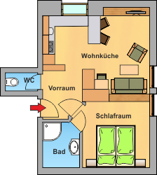 Skizze Appartement