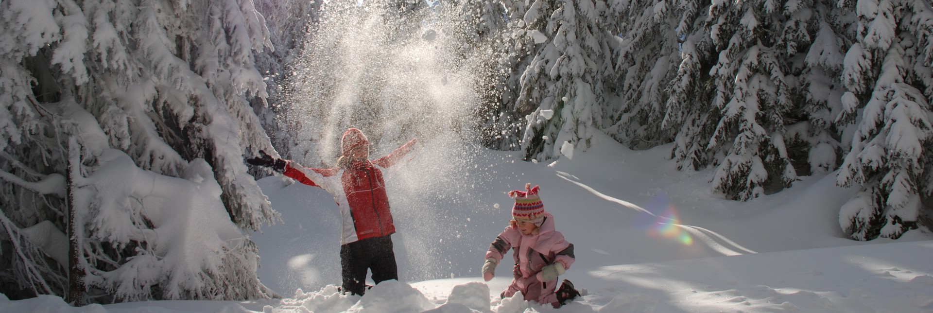 Kinderspaß im Schnee